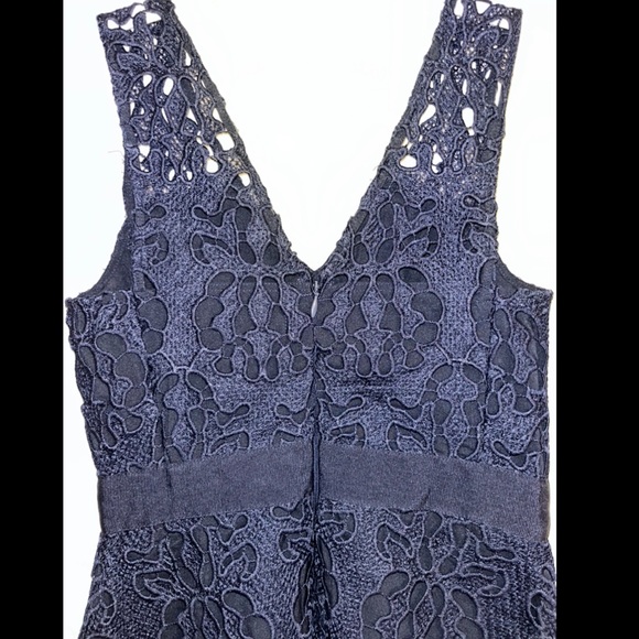 Banana republic navy blue lace style dress. - Picture 6 of 7
